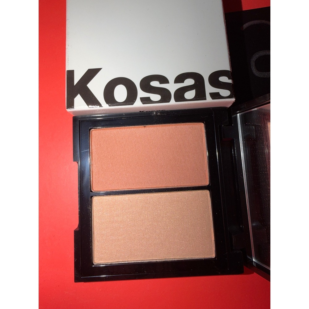 Kosas Color & Light Pressed Papaya 1972 Powder Blush Highlighter Duo Compact